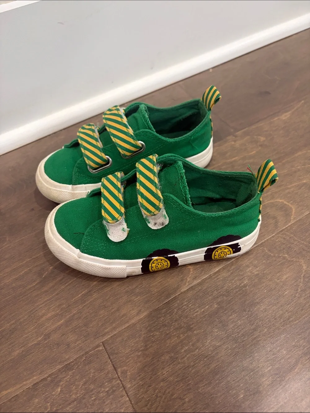 Kids' Boy Tractor Slip-On Sneakers size 11T